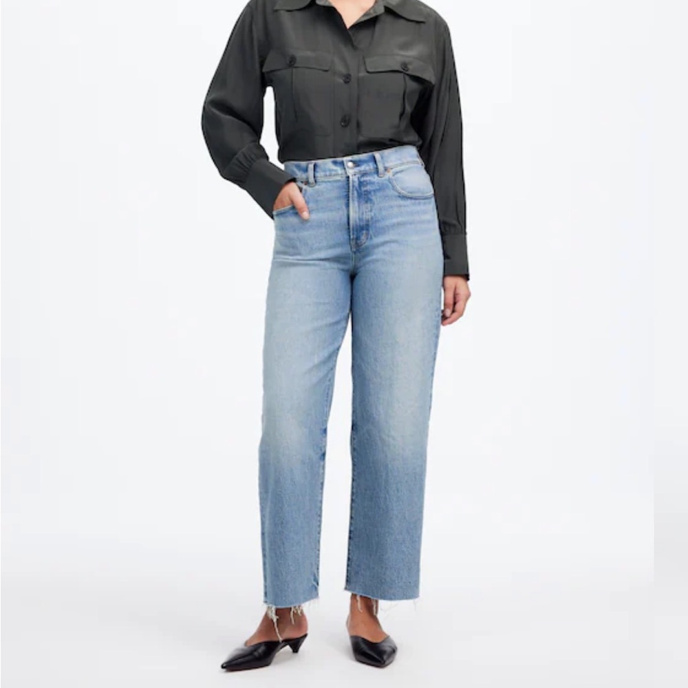 The Petite Perfect Vintage Wide-Leg Crop Jean